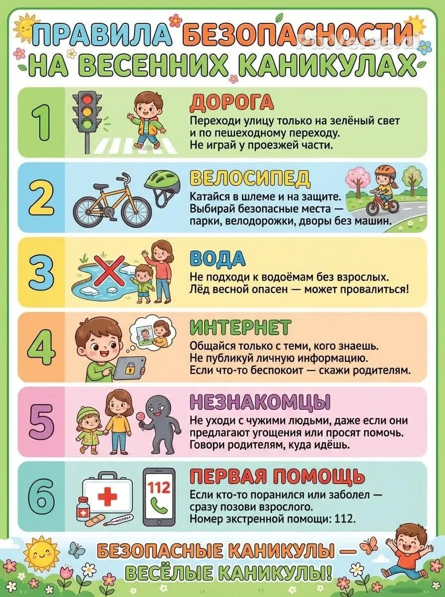 Безопасные каникулы-веселые каникулы!.